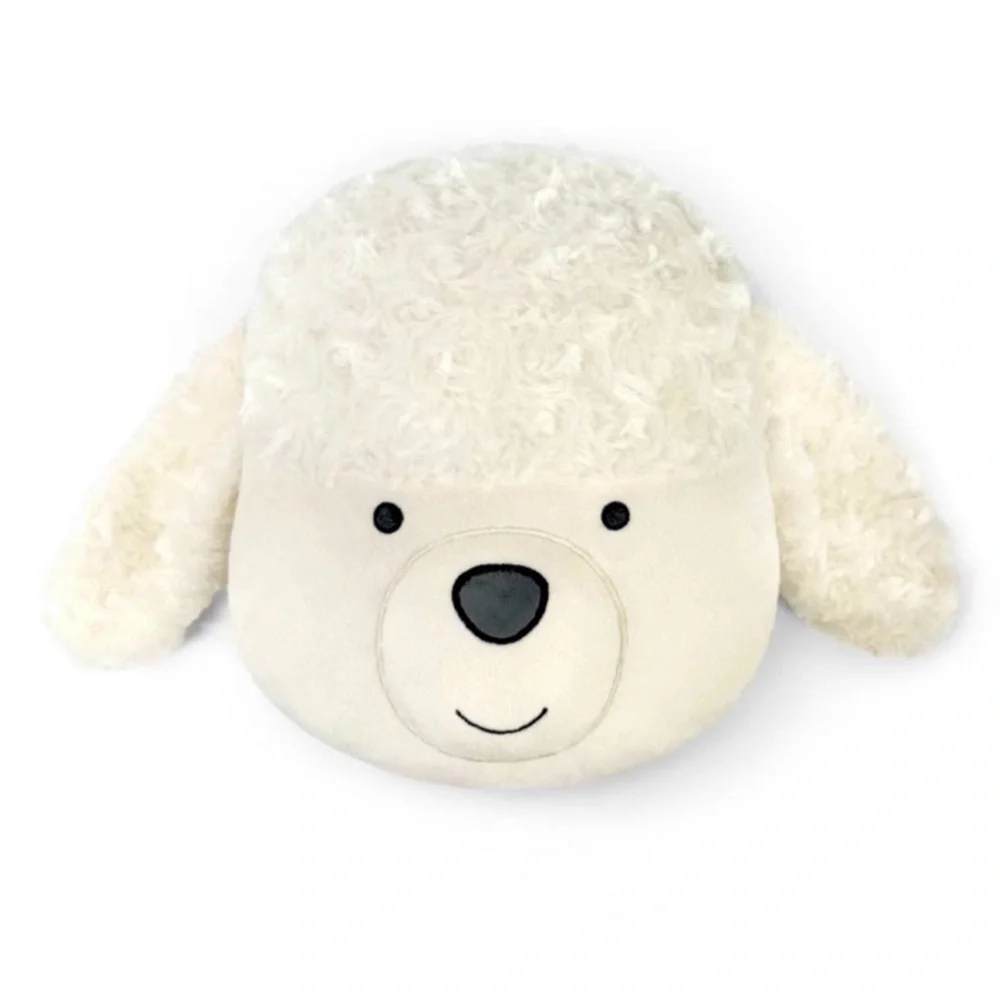 New! Poodle Pillow with adorable face & attached ears Target Bullseye Playground